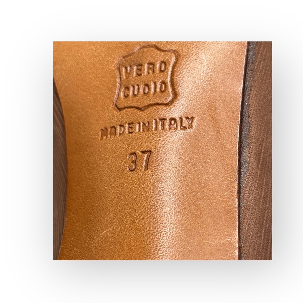 Vintage 70’s: Saint Claire ⊛ Italy Soft Glove Leather Pumps ⊛ Dusty Rose 2 Tone - Picture 11 of 16